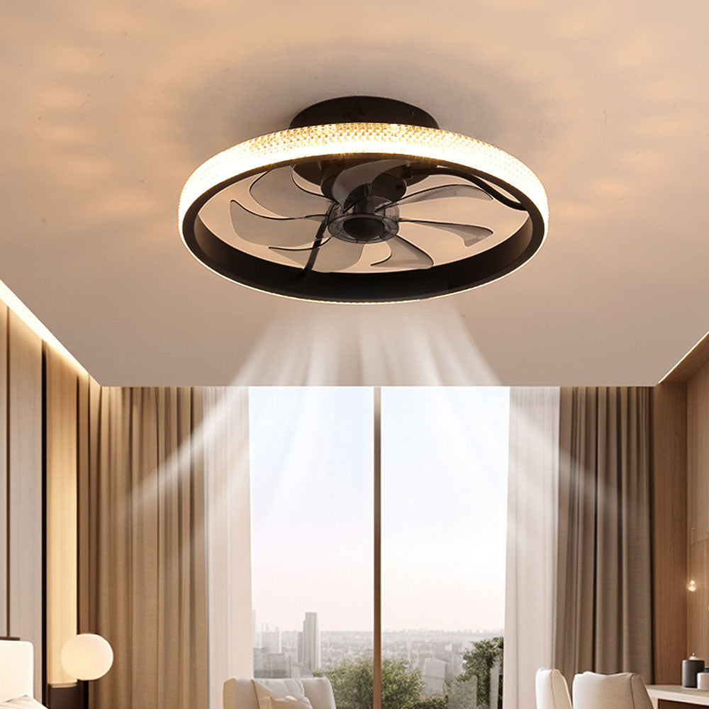 Smarter LED-Deckenventilator mit Fernbedienung