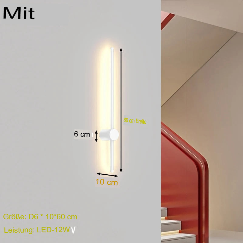 Skandinavische LED-Wandlampe – Dezentes Design mit warmem Licht
