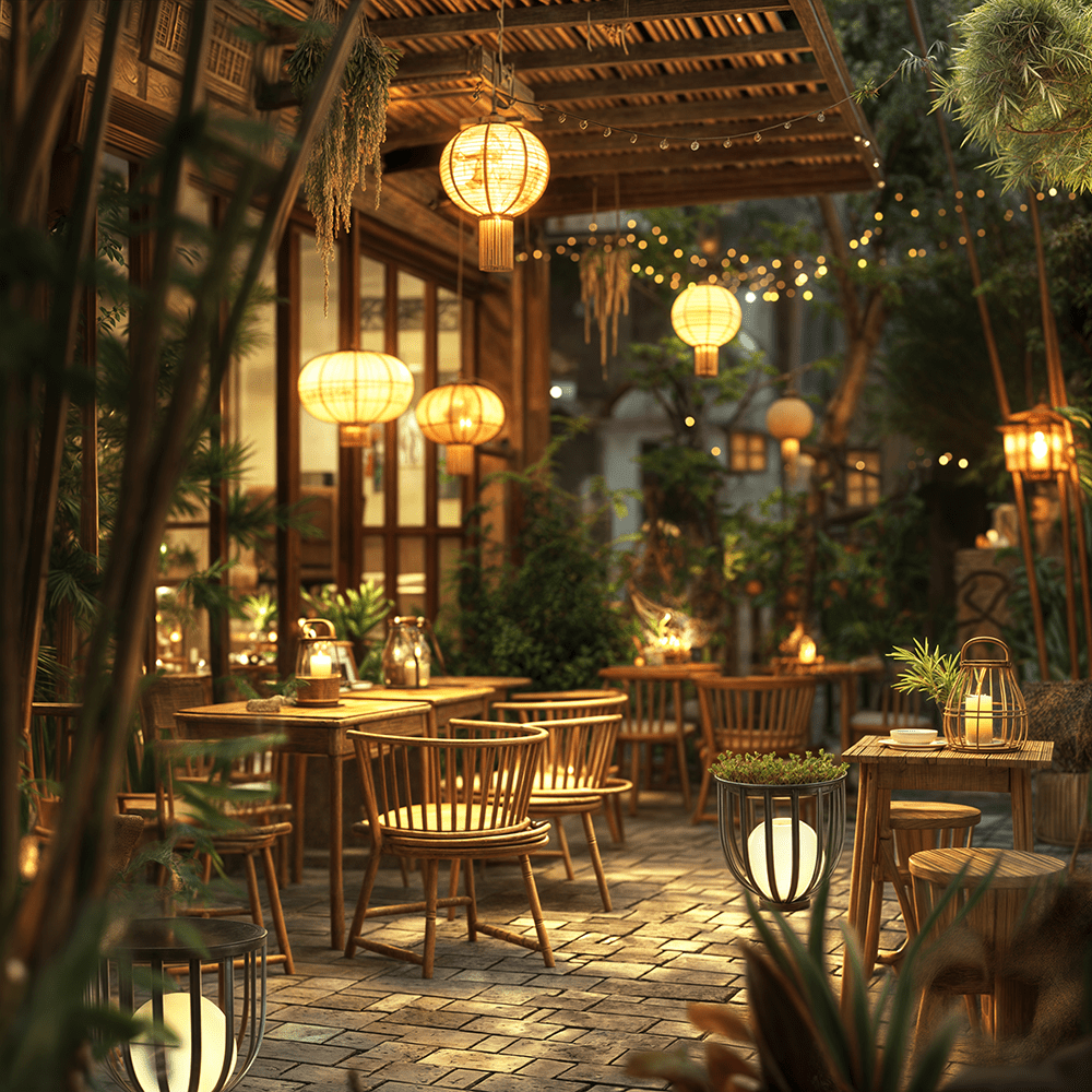 LED garden floor lamp outdoor