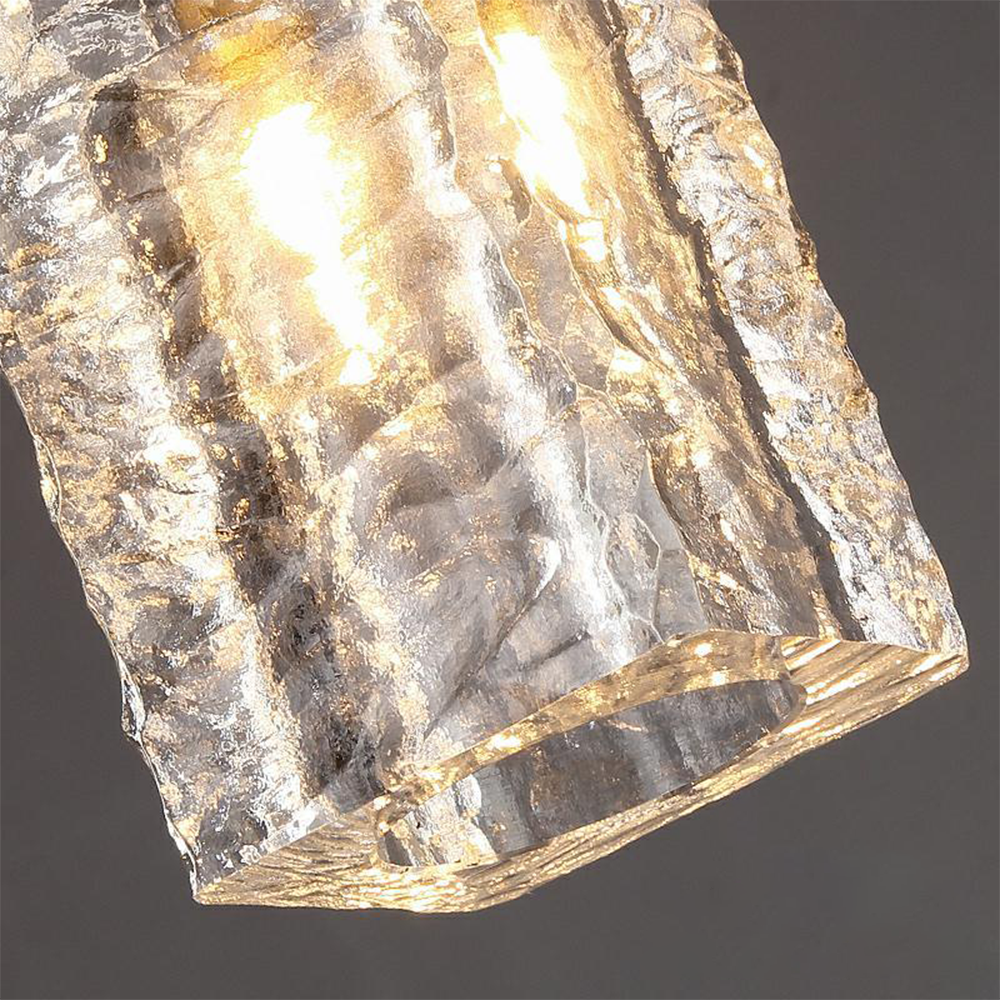 Stilvolle Messing -Kristalllampe