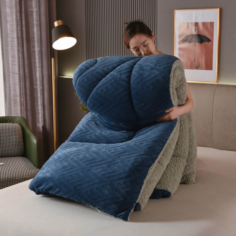 Schwere Sherpa-Decke mit Steppschicht-Aster Selection
