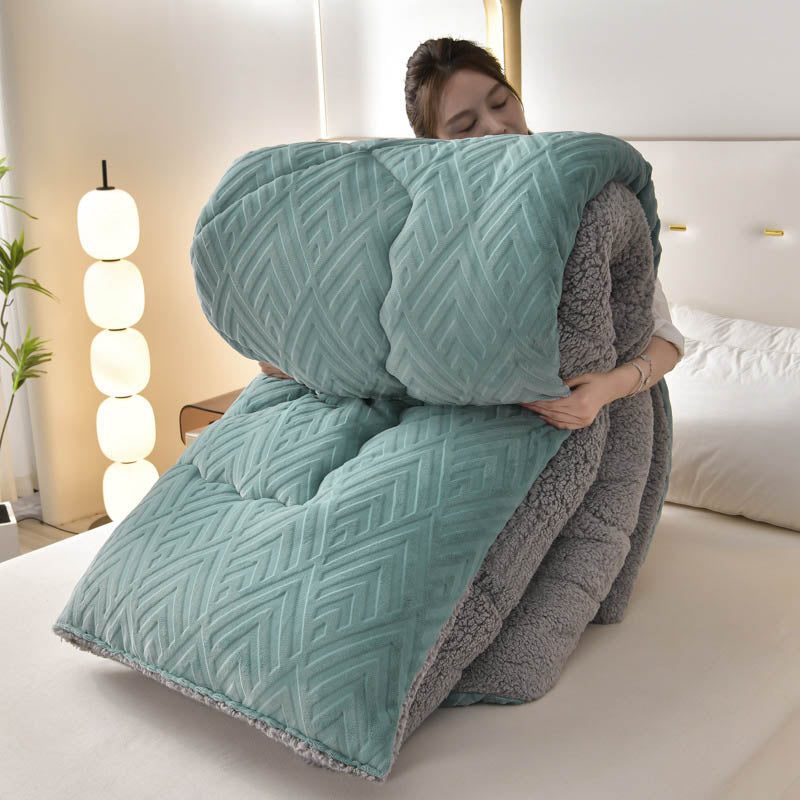 Schwere Sherpa-Decke mit Steppschicht-Aster Selection