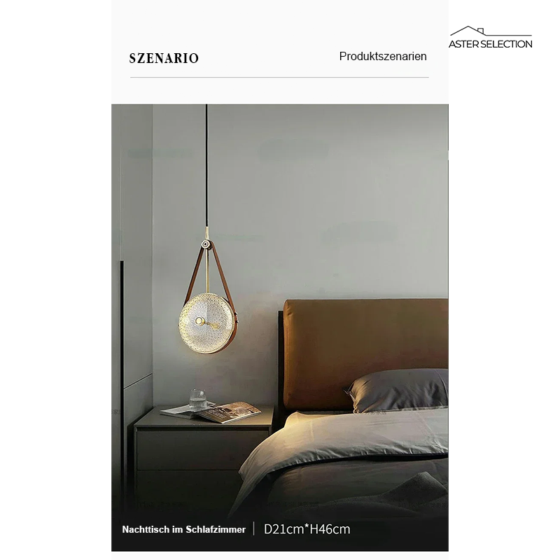 Luxus Kupfer Pendelleuchte