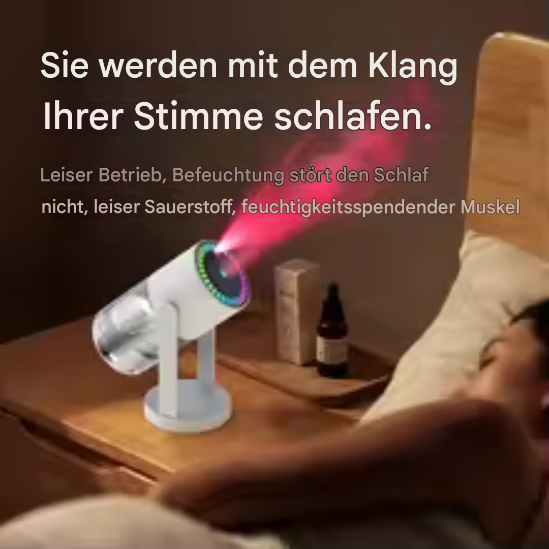 LED Projektions-Luftbefeuchter mit Sterneneffekt – 2-in-1 Aroma-Diffusor & Nachtlicht