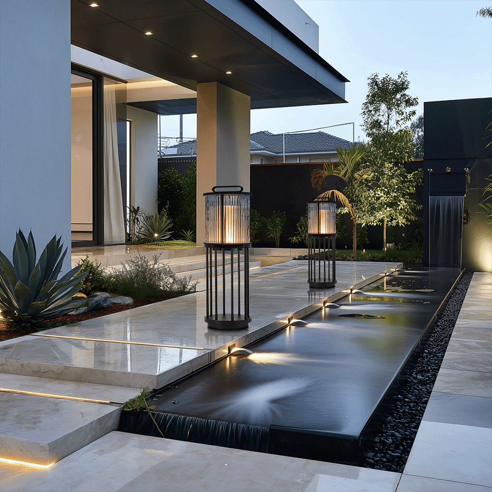 Moderne LED-Gartenleuchte-Aster Selection