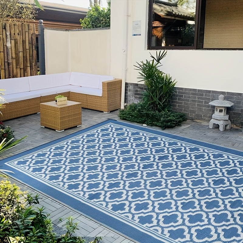 Wasserfester Outdoor-Teppich Boho-Design-Aster Selection