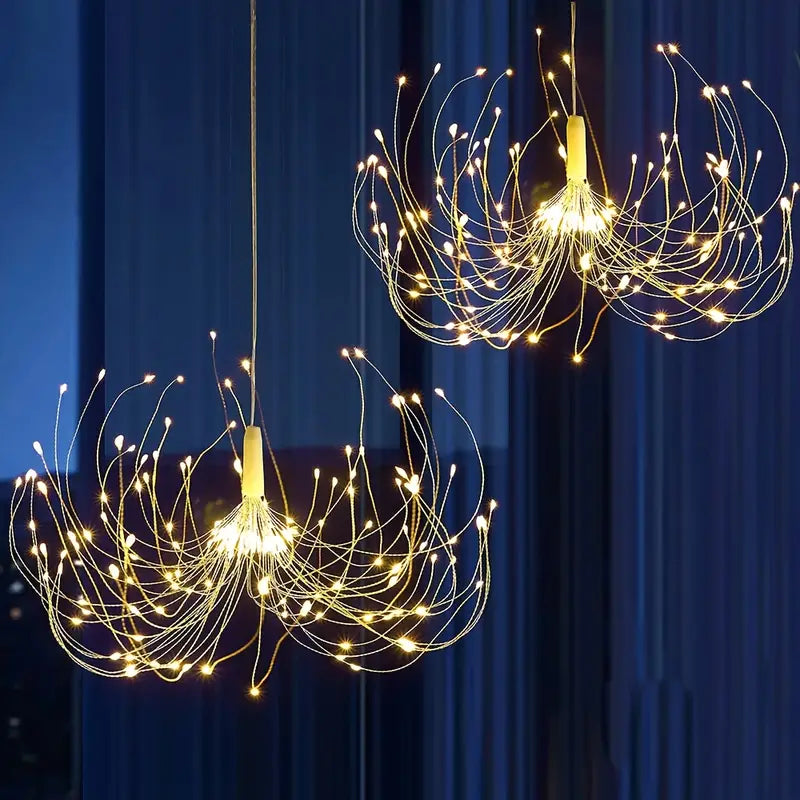 Dimmbare LED Feuerwerk Lichterkette für Weihnachten