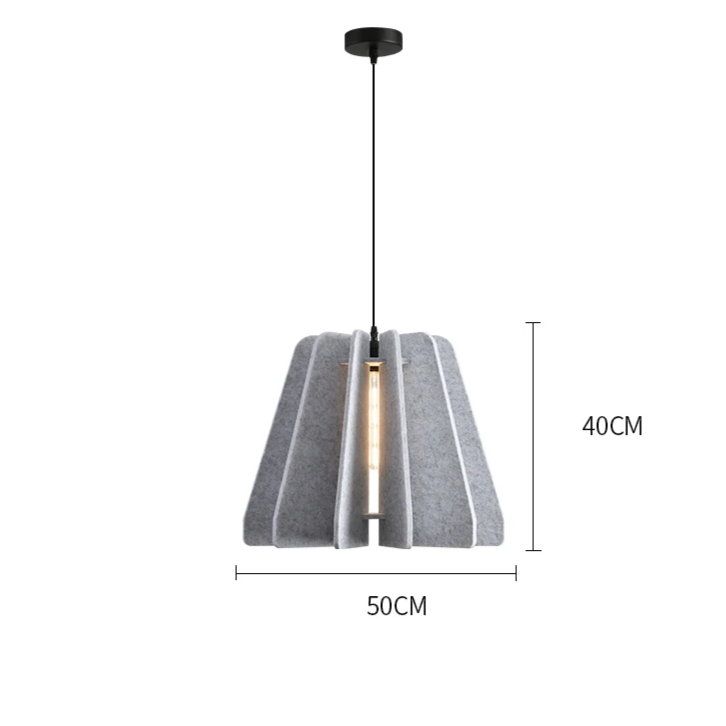 Filz LED Pendelleuchte