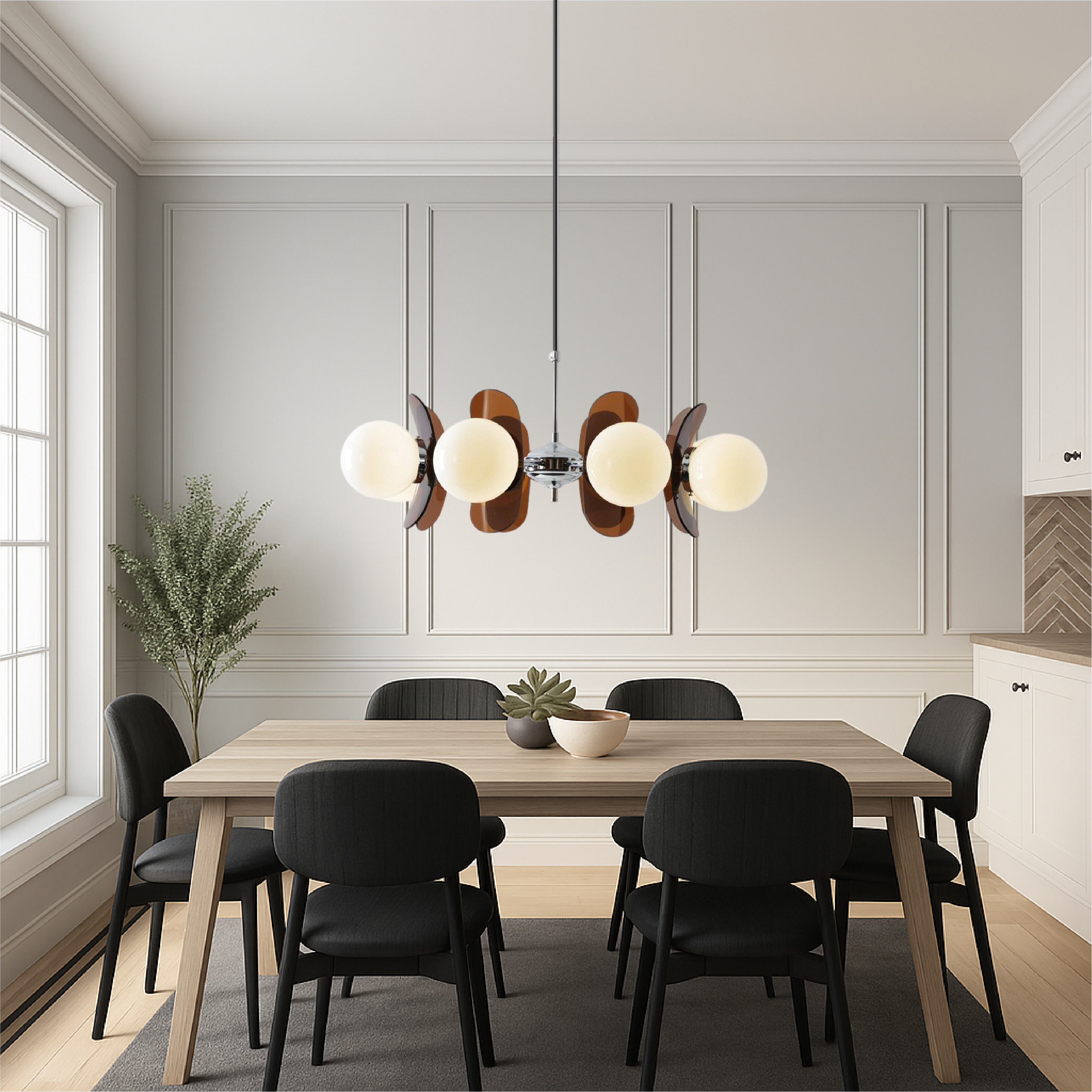 moderner kronleuchter wohnzimmer bauhaus design deckenleuchte warmes licht