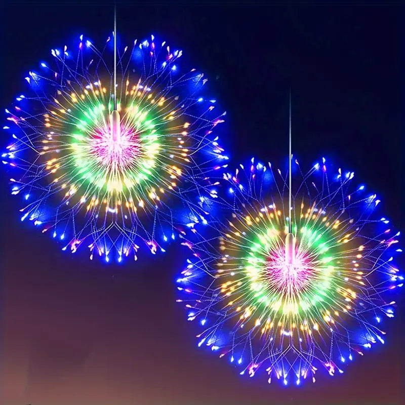 Dimmbare LED Feuerwerk Lichterkette für Weihnachten