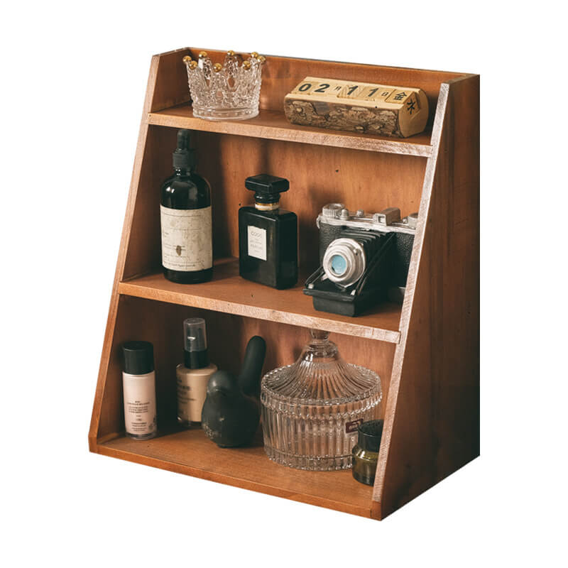 Rustic 3-tier shelf – Classic design for a nostalgic flair