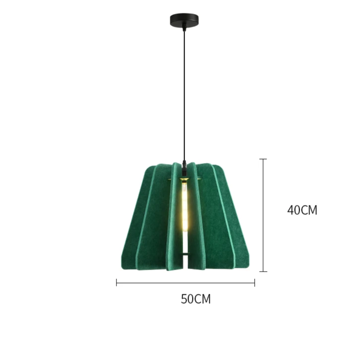 Filz LED Pendelleuchte