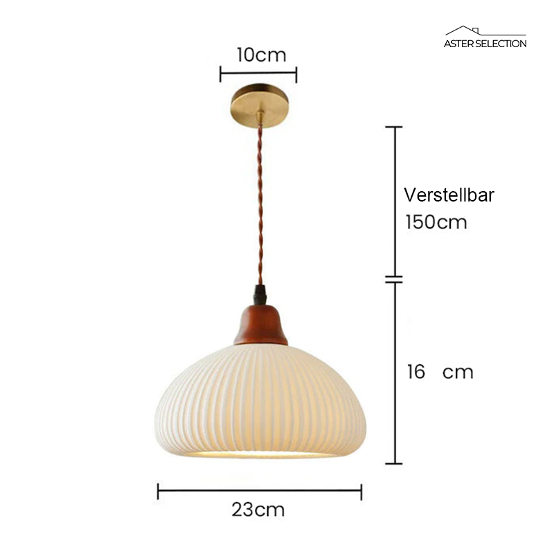 Minimalistische Keramik-Deckenleuchte