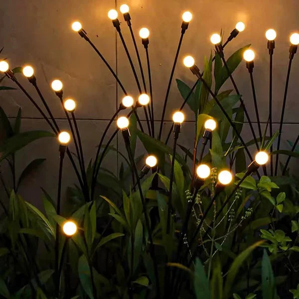 Solar garden lights flame dance (set of 2)
