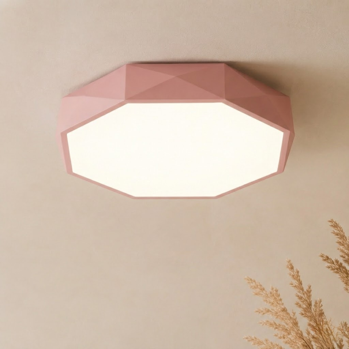 Norvella Skandinavische LED-Deckenleuchte aus Eisen und PVC