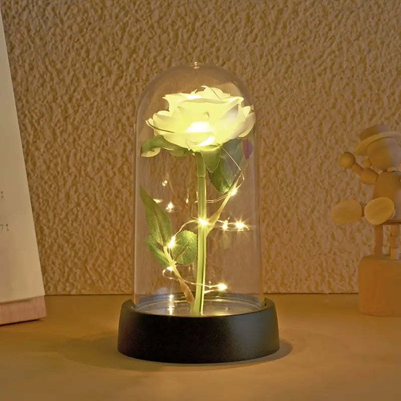 Weihnachts Rose LED Nachttischlampe