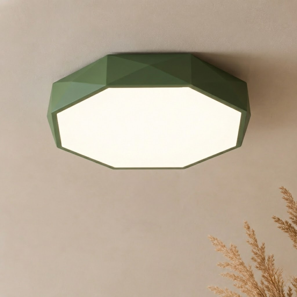 Norvella Skandinavische LED-Deckenleuchte aus Eisen und PVC