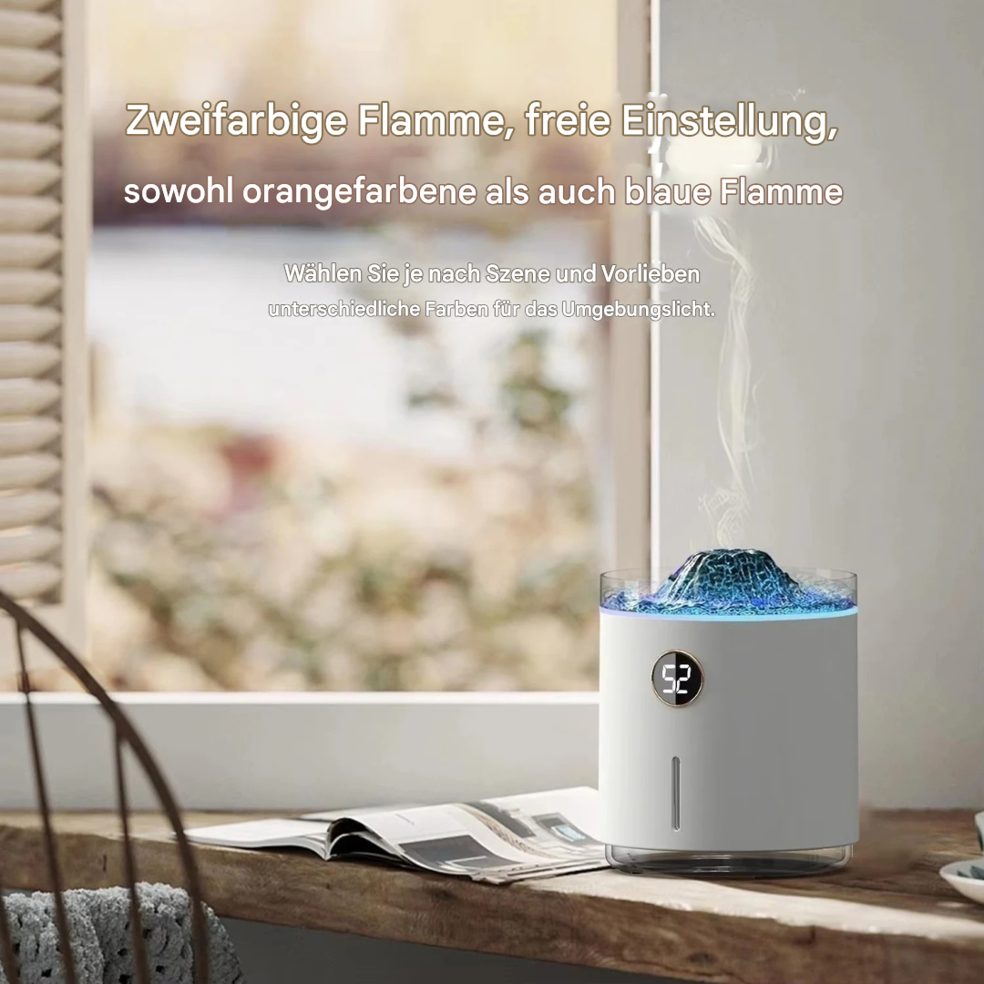 Flammen-Luftbefeuchter mit Aroma