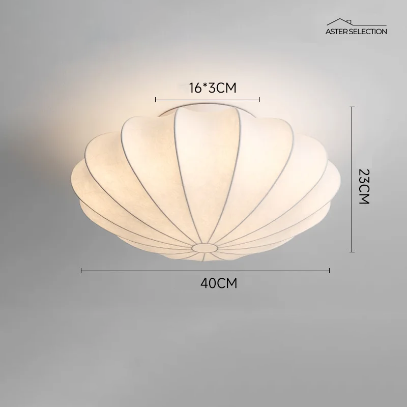 Designer Seiden Deckenleuchte-Aster Selection