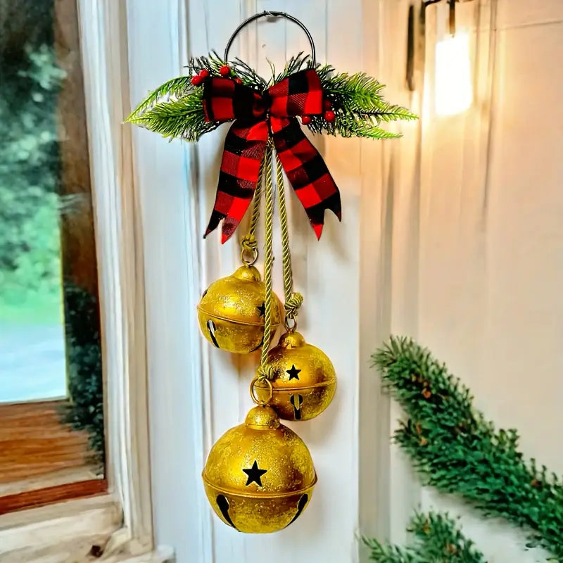 Weihnachtsglocken mit Schleife