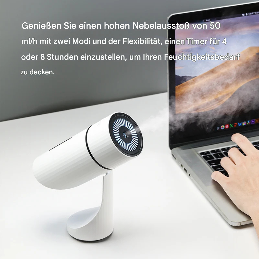 Drehbarer Mini Luftbefeuchter mit Licht