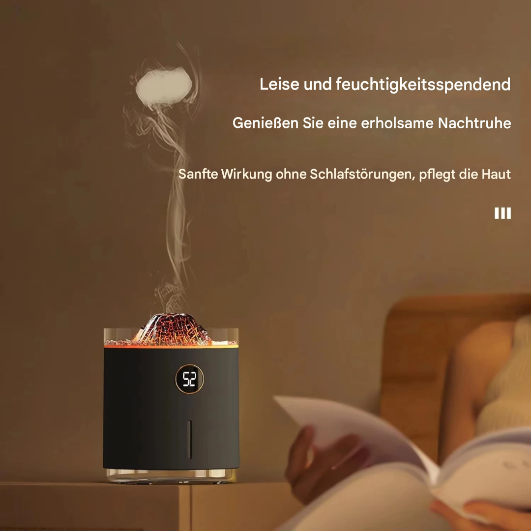 Flammen-Luftbefeuchter mit Aroma