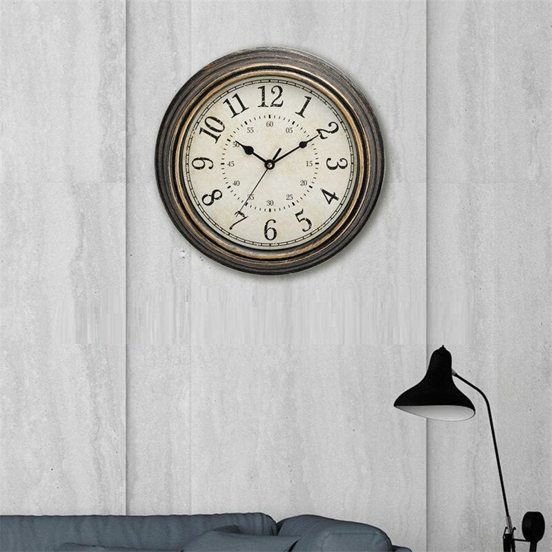 Antique wooden wall clock