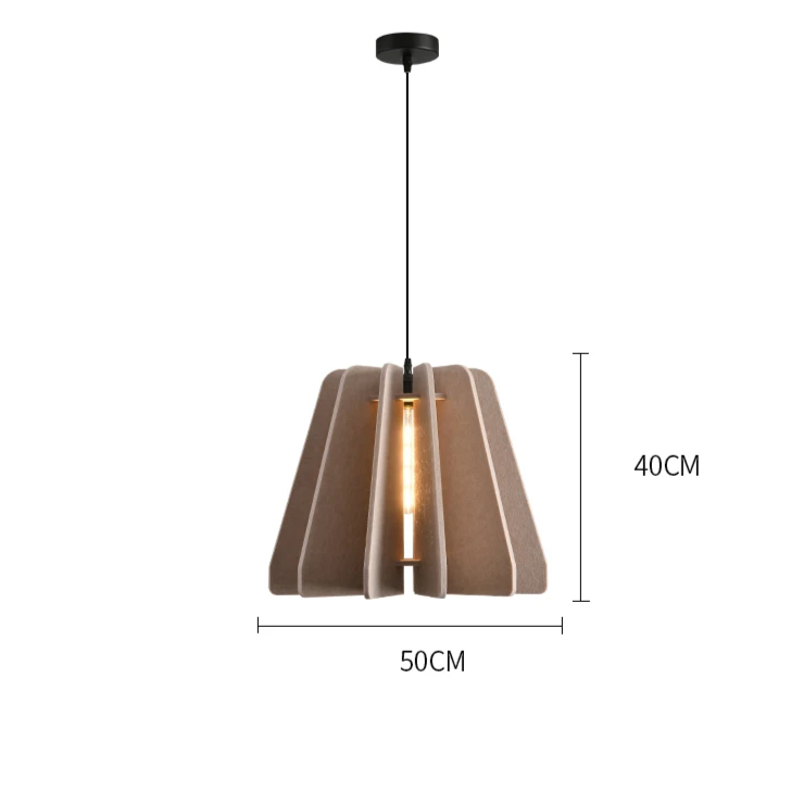Filz LED Pendelleuchte