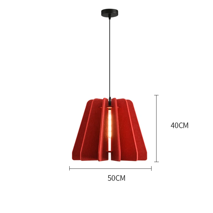 Filz LED Pendelleuchte