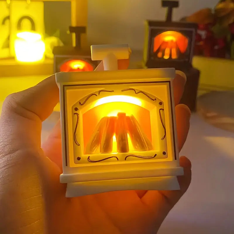 Weihnachts LED Kamin Teelicht