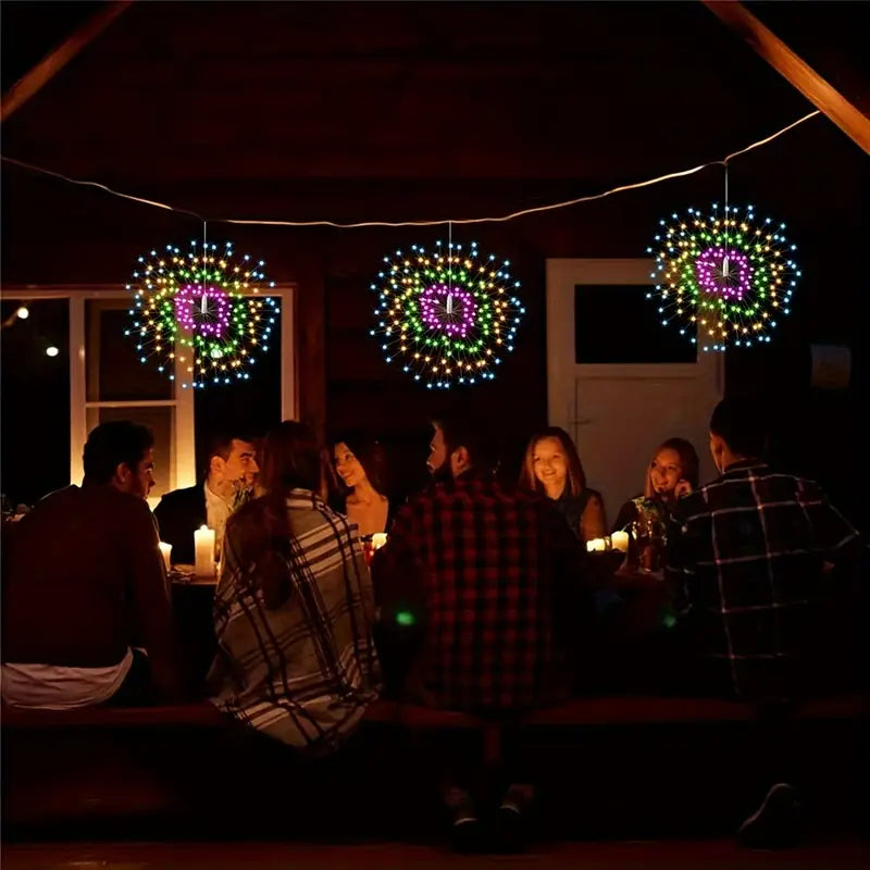 Dimmbare LED Feuerwerk Lichterkette für Weihnachten