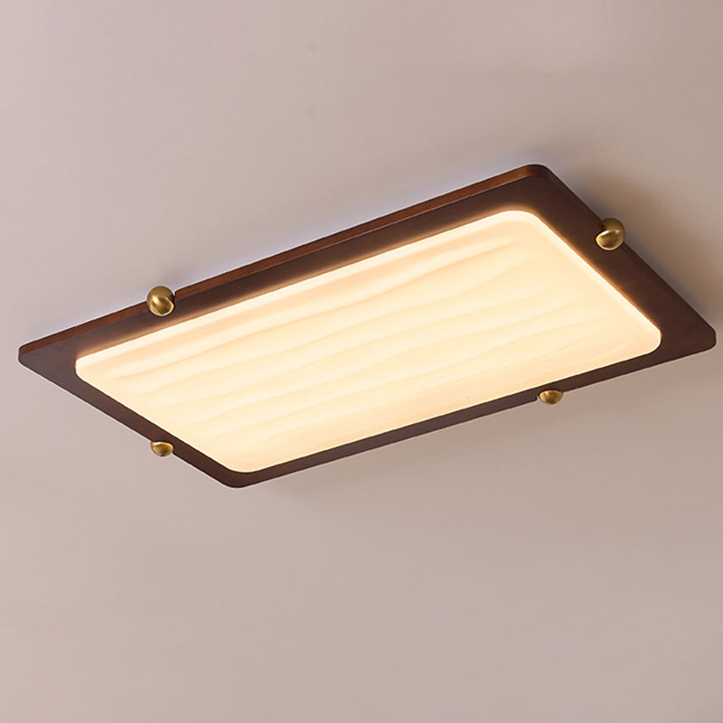 Moderne LED Holzlampe fürs Wohnzimmer