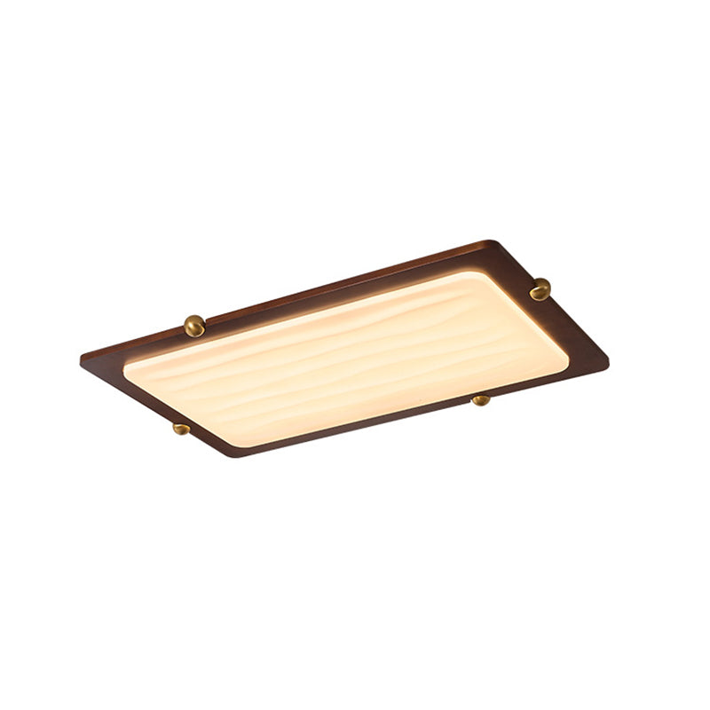 Moderne LED Holzlampe fürs Wohnzimmer