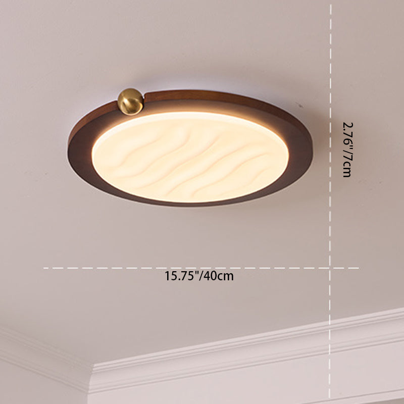 Moderne LED Holzlampe fürs Wohnzimmer