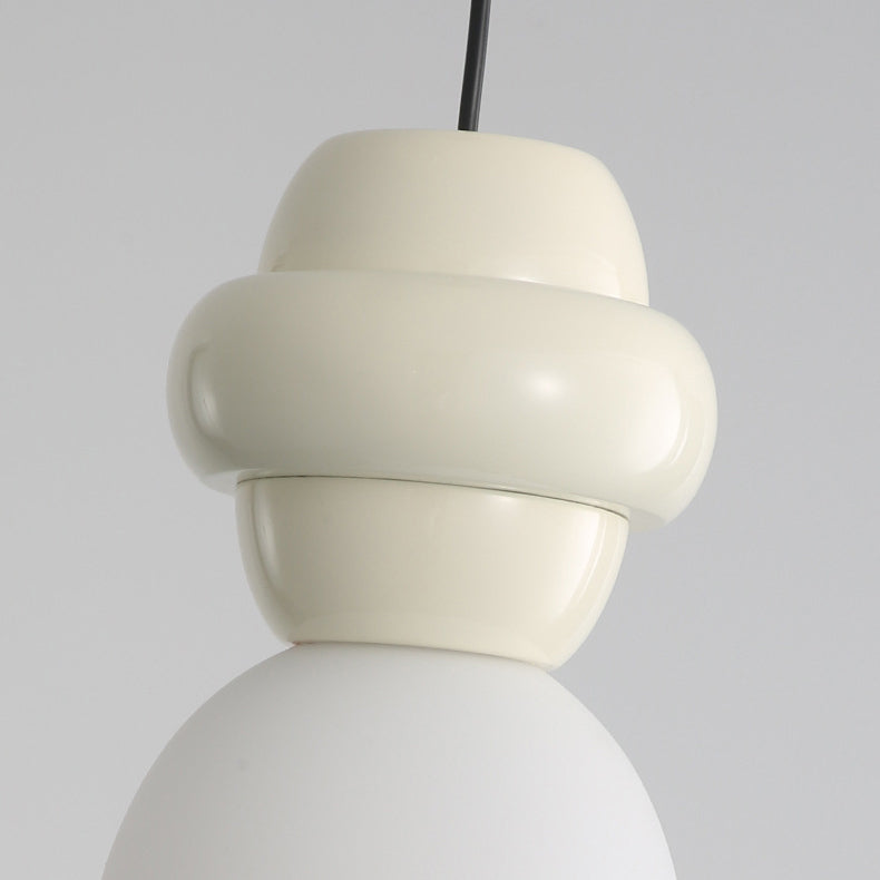Elegante Resin-Glas Pendelleuchte