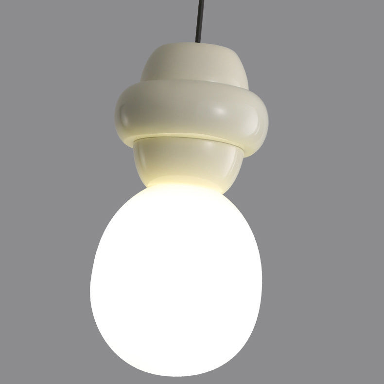 Elegante Resin-Glas Pendelleuchte