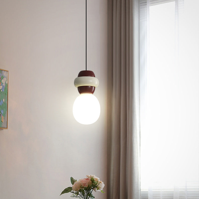 Elegante Resin-Glas Pendelleuchte