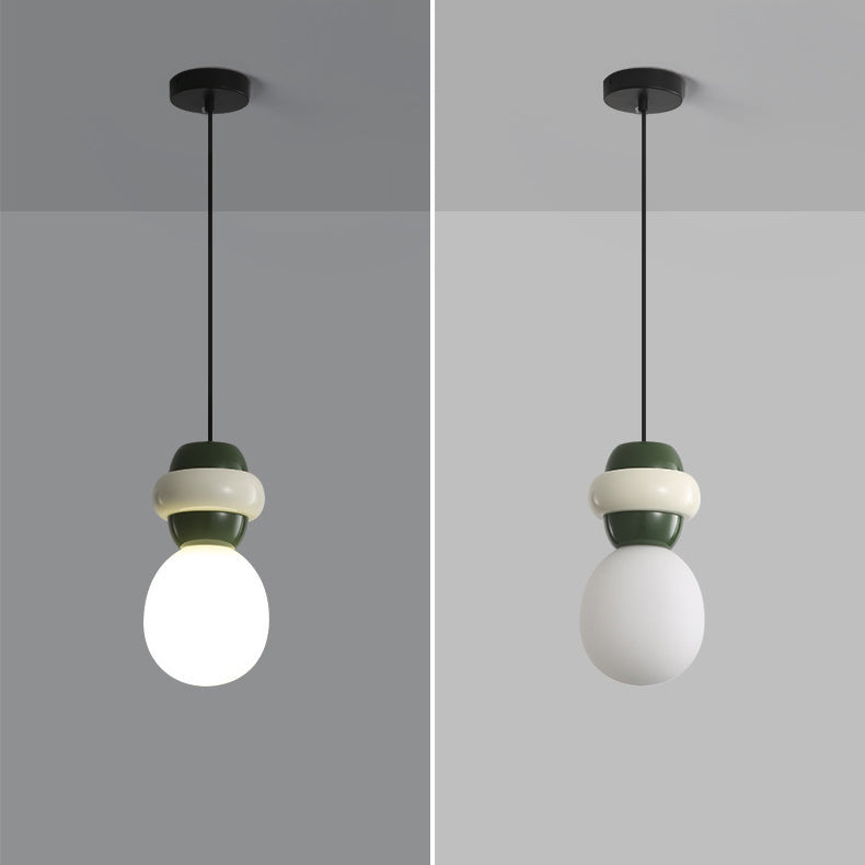 Elegante Resin-Glas Pendelleuchte