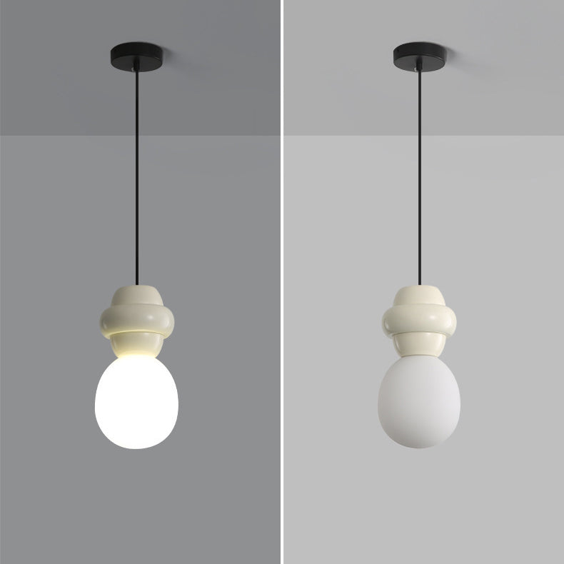 Elegante Resin-Glas Pendelleuchte