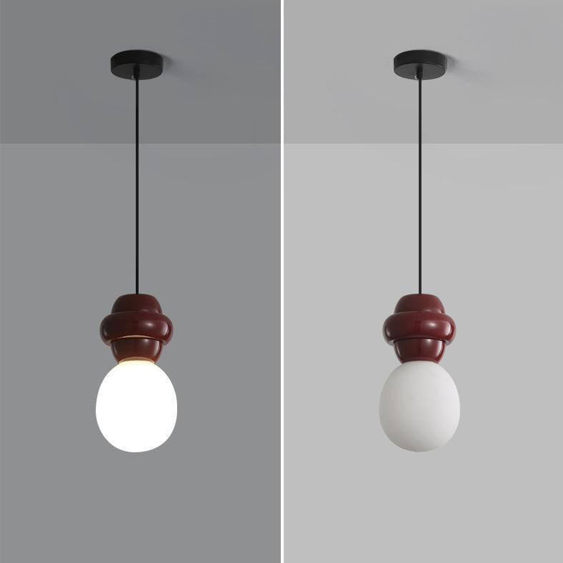 Elegante Resin-Glas Pendelleuchte