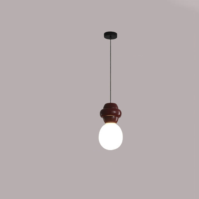 Elegante Resin-Glas Pendelleuchte