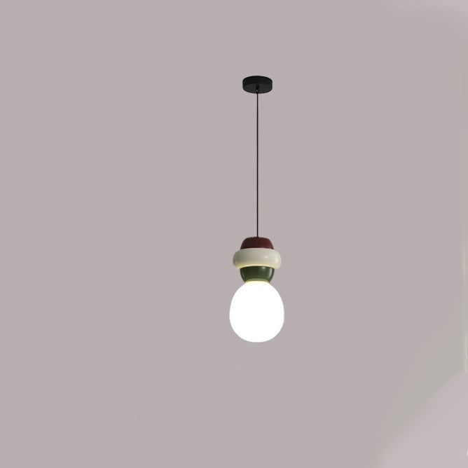 Elegante Resin-Glas Pendelleuchte