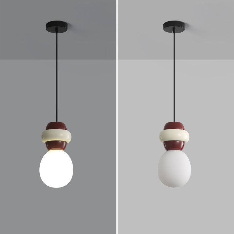 Elegante Resin-Glas Pendelleuchte