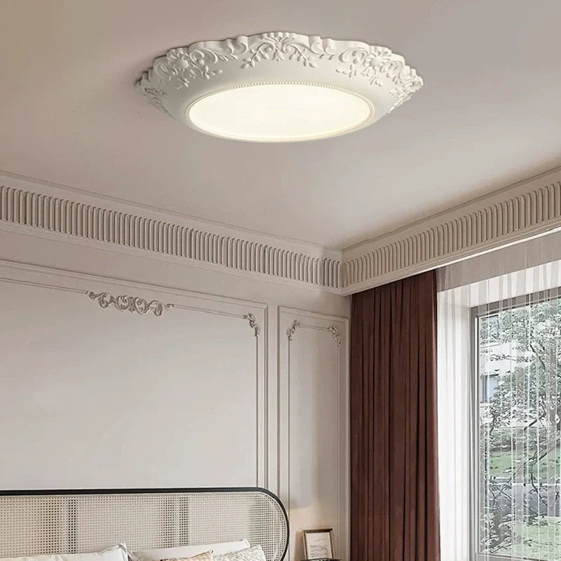 Vintage-inspirierte Deckenleuchte aus Harz-Aster Selection