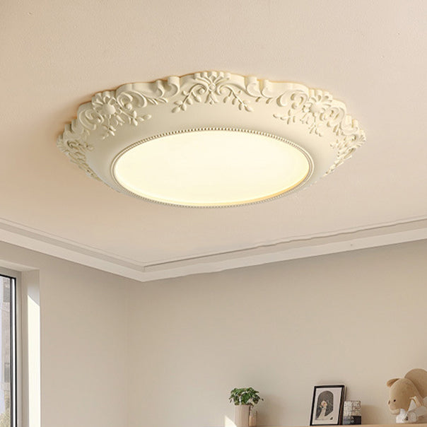 Vintage-inspirierte Deckenleuchte aus Harz-Aster Selection