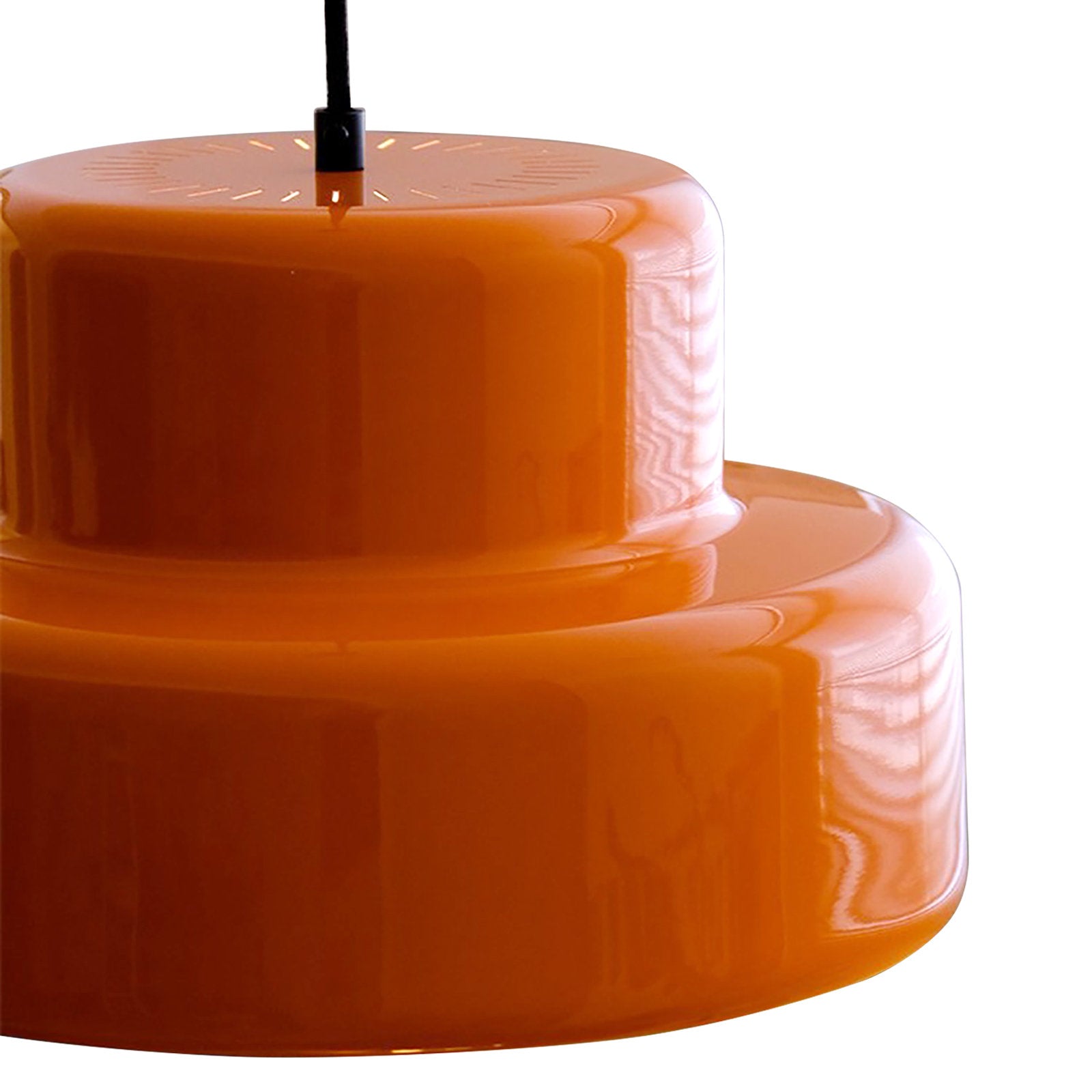 Bauhaus Pendelleuchte in Orange