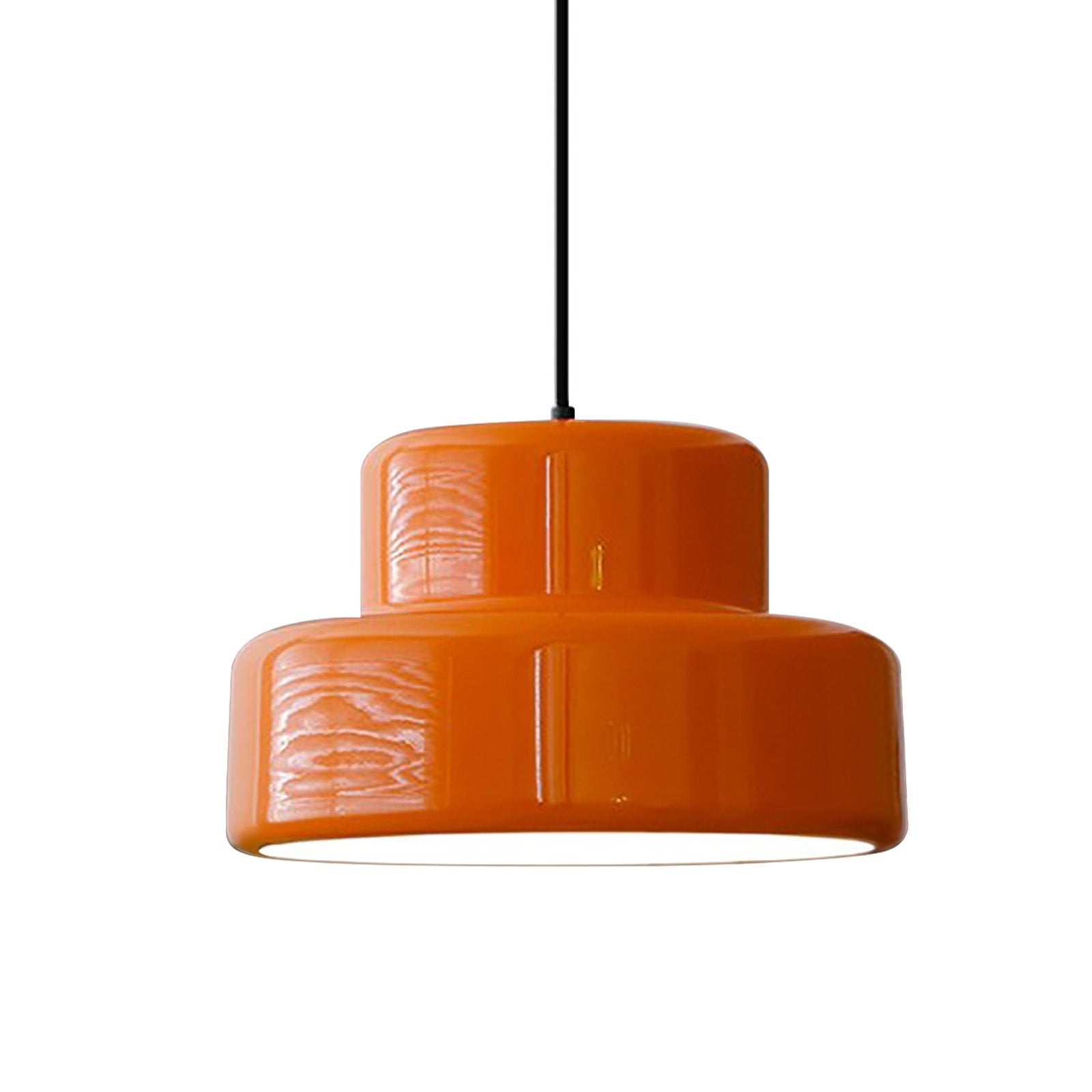 Bauhaus Pendelleuchte in Orange