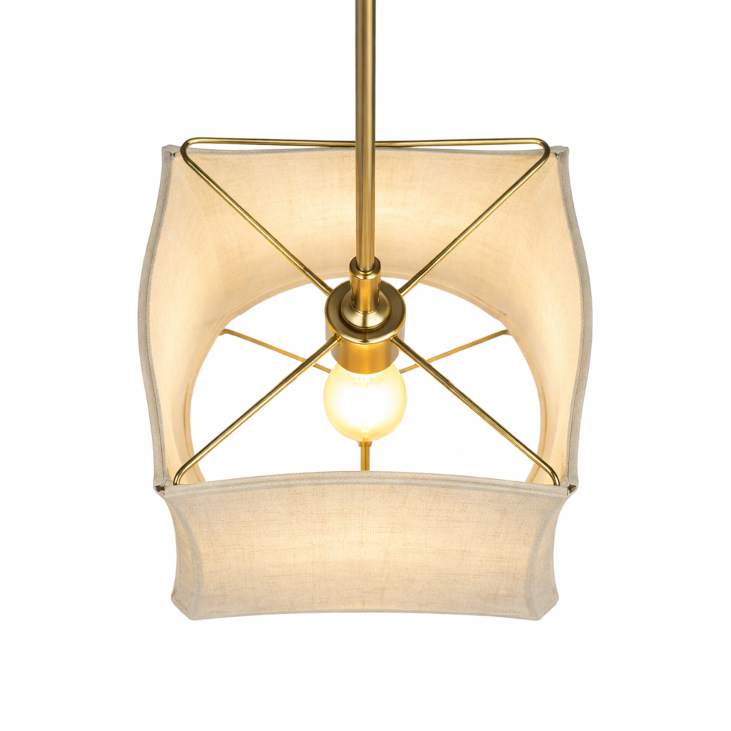 Aster Maison | Wabi Sabi stoff pendelleuchte - lang