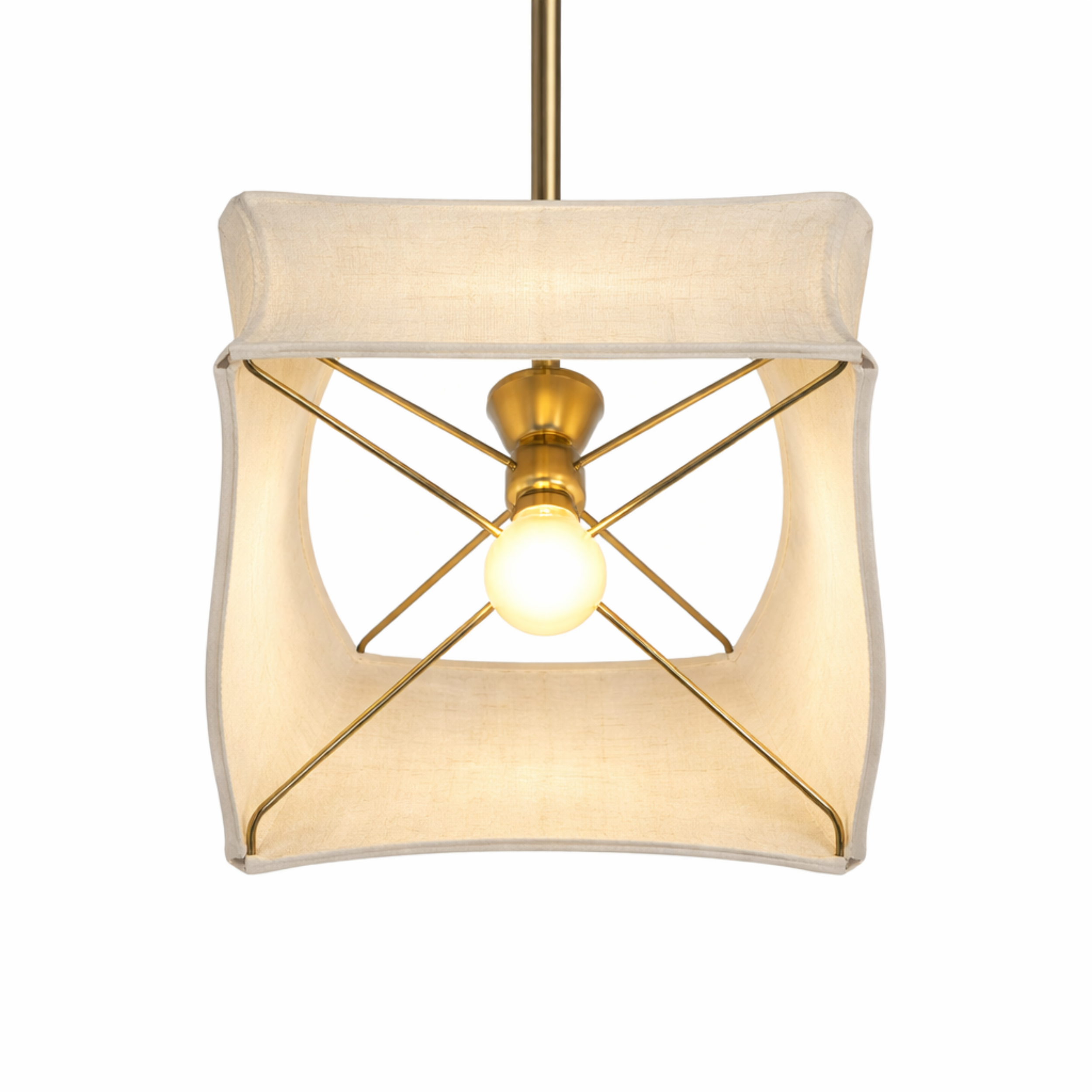 Aster Maison | Wabi Sabi stoff pendelleuchte - lang