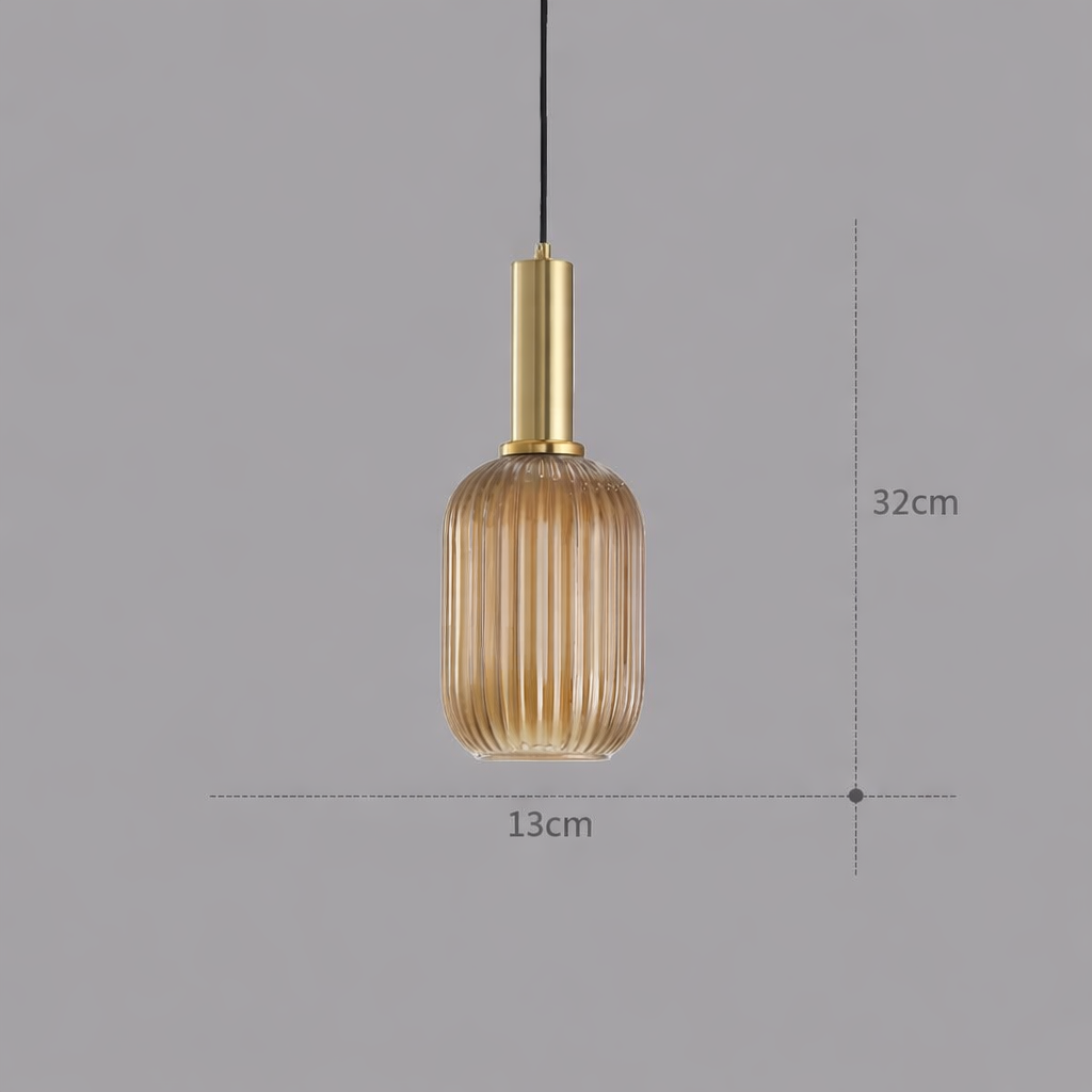 Aster Maison | Moderne Pendelleuchte aus Glas und Stein